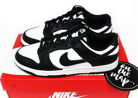 nike dunk schwarz weiß|Nike black and white panda dunks.